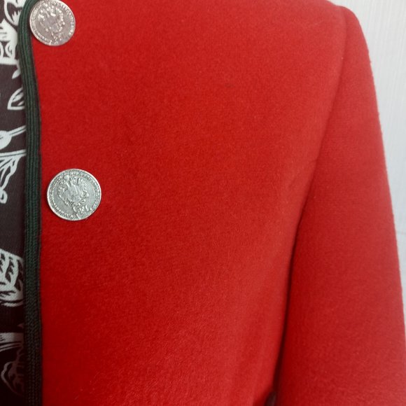 Vintage BOOS Ausrria Style Wool Blazer Jacket - Picture 2 of 12